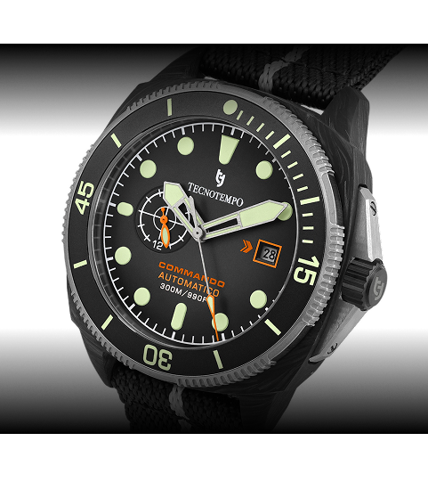 automatic “commando” forged carbon & titanium