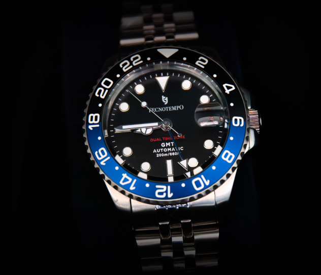 automatic gmt “dual time zone” jubilee strap