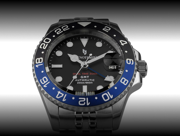 automatic gmt “dual time zone” jubilee strap